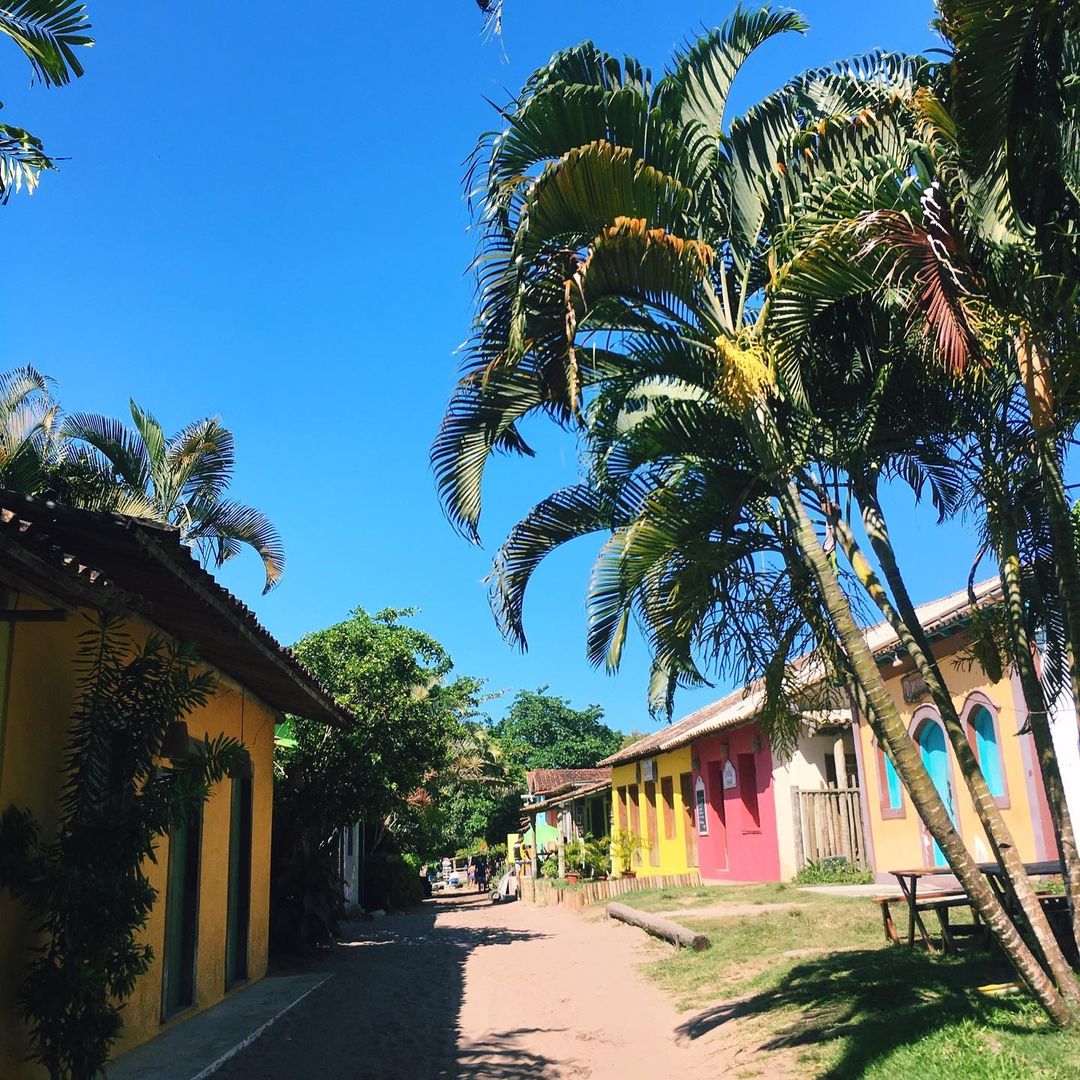 Rua principal de Caraíva